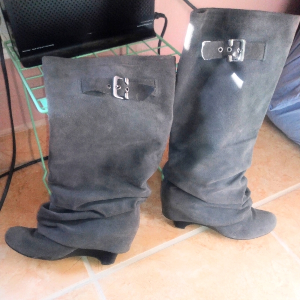 Boots, Suede,